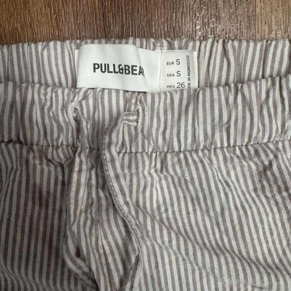PULL & BEAR Linen Pants - Picture 3 of 4